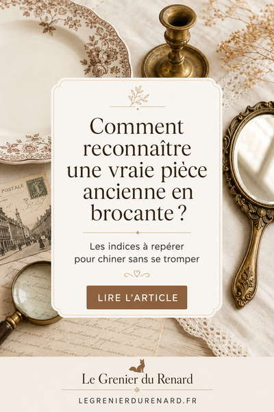 Comment reconnaître une vraie pièce ancienne en brocante ?