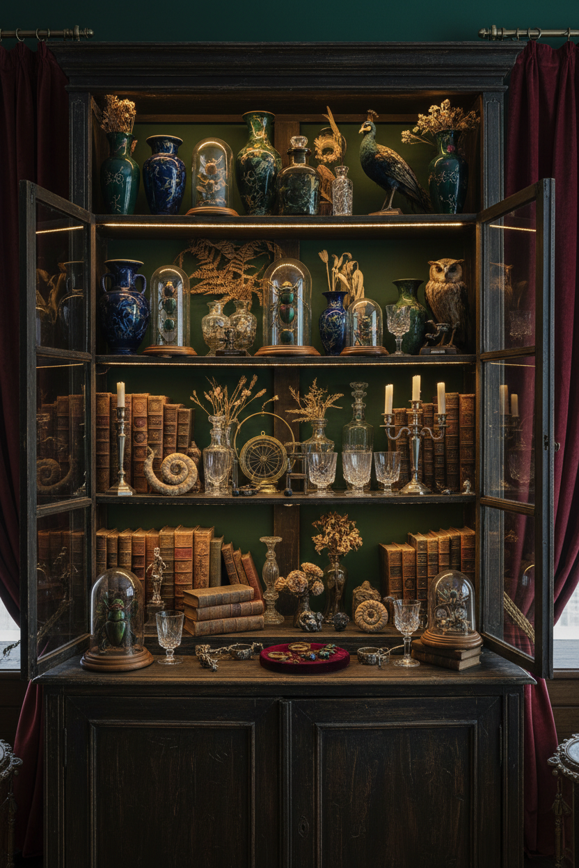 Cabinet de curiosités : quels objets choisir pour créer une ambiance unique ?
