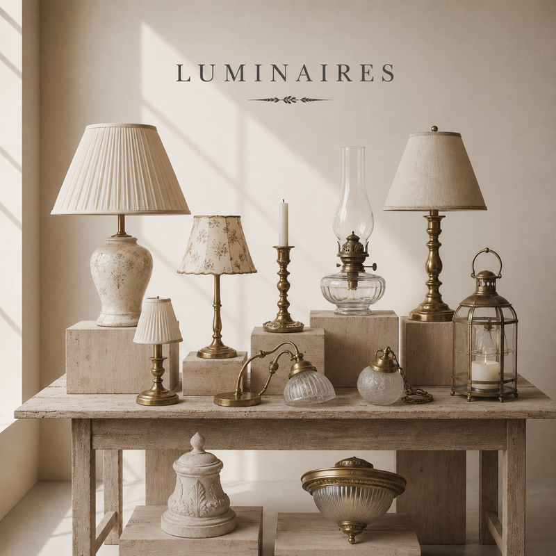 Luminaires anciens et vintage
