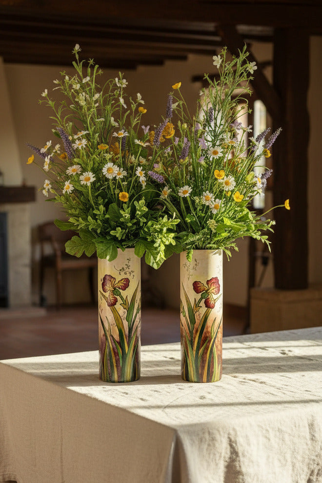 Paire de vases – Faïencerie de Fives-Lille