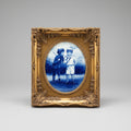 Peinture sur céramique Doulton style Delft