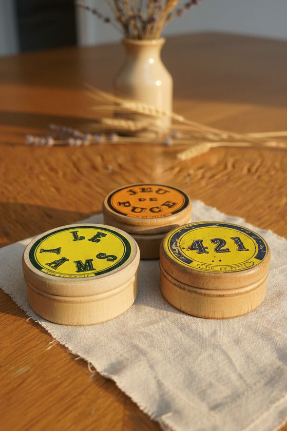 Ensemble de 3 jeux de voyage miniatures en bois – Tic et Patte