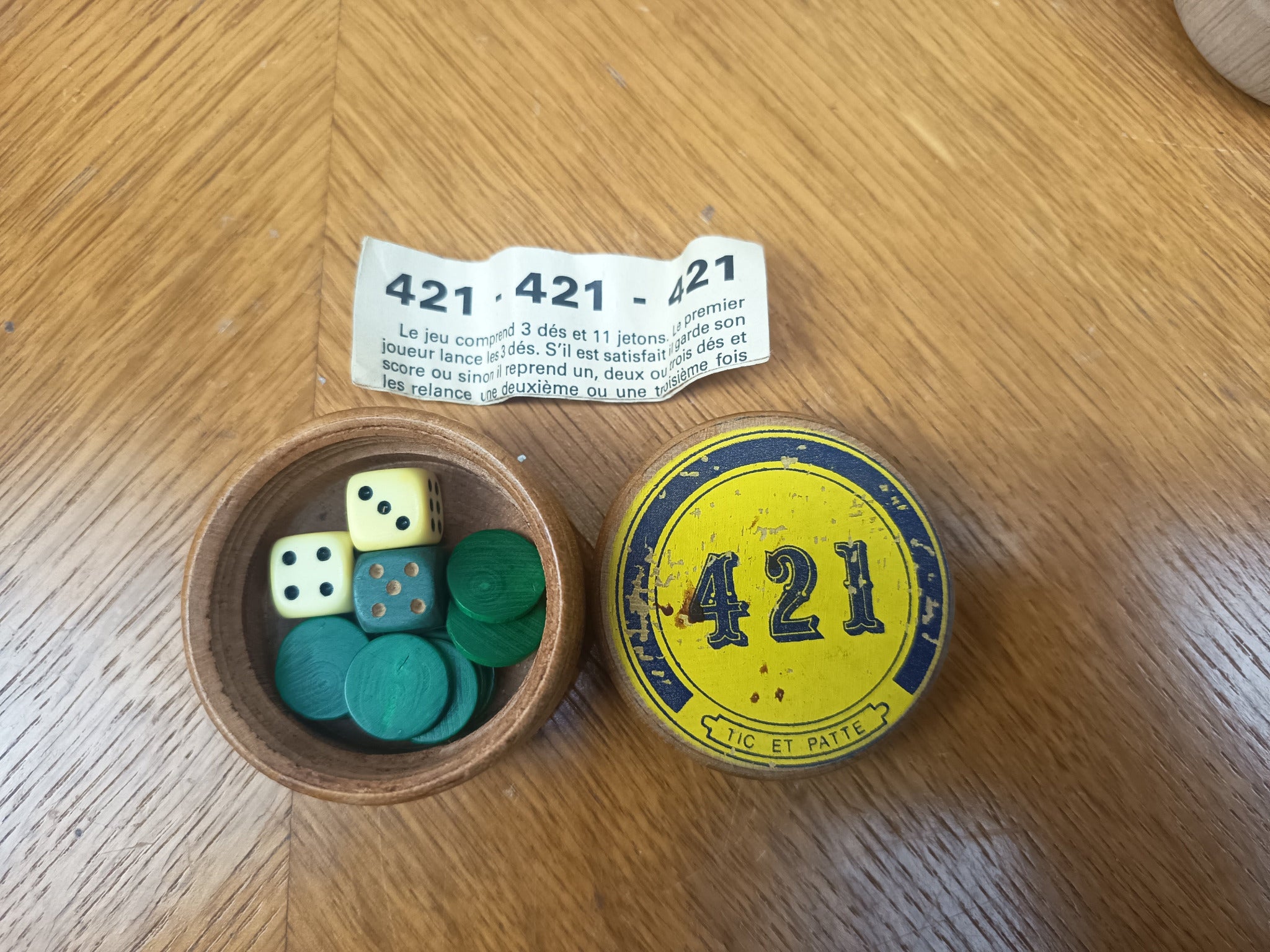 Ensemble de 3 jeux de voyage miniatures en bois – Tic et Patte