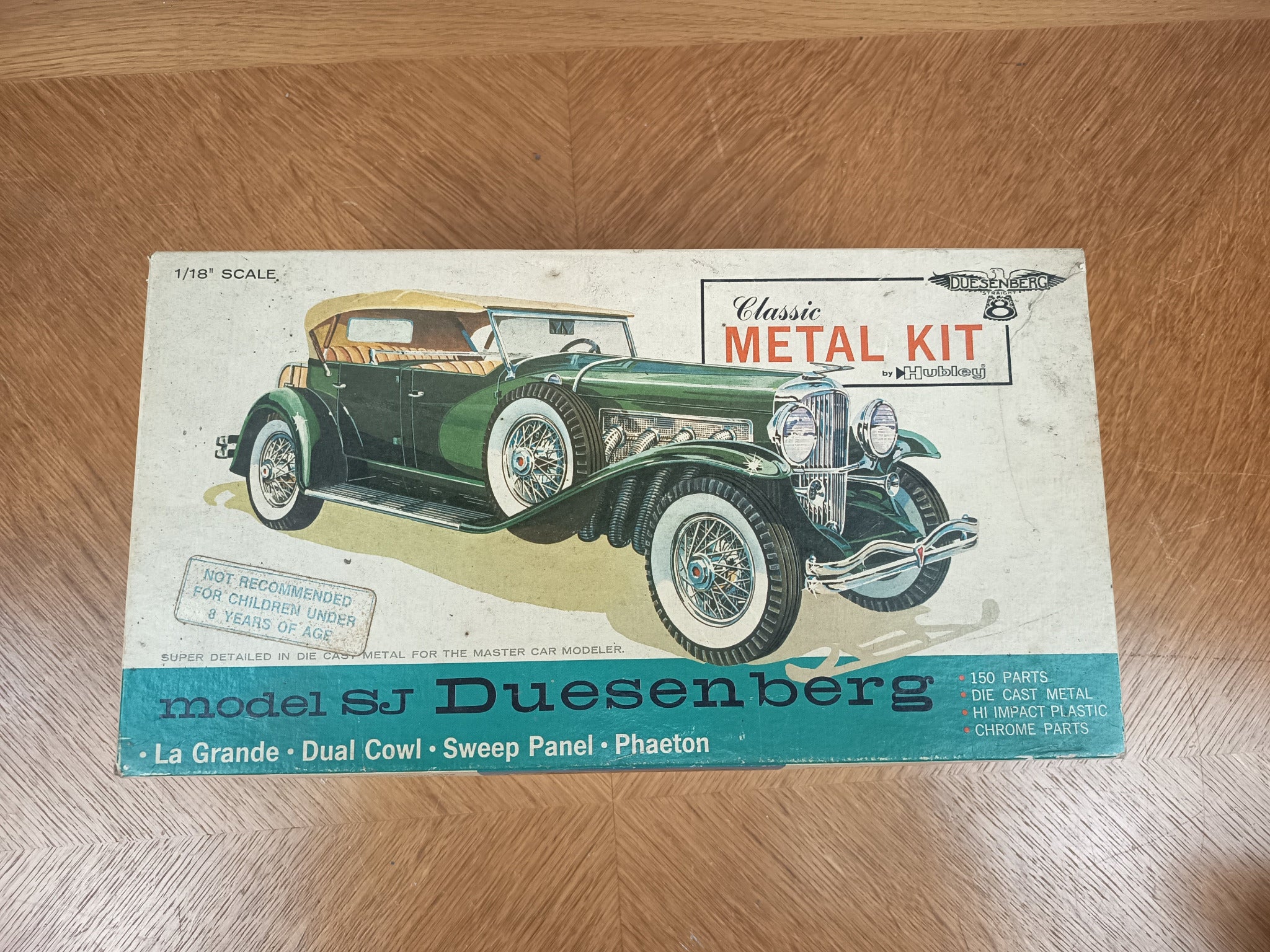 Maquette ancienne Classic Metal Kit Duesenberg SJ Hubley – complète jamais utilisée