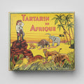 Jeu ancien Tartarin en Afrique – 7 figurines en terre cuite peintes à la main