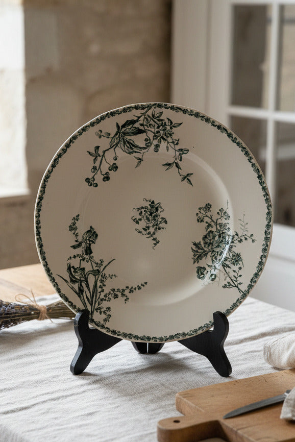 Plat terre de fer Moscou Choisy-le-Roy Boulenger 28 cm – Le Grenier du Renard