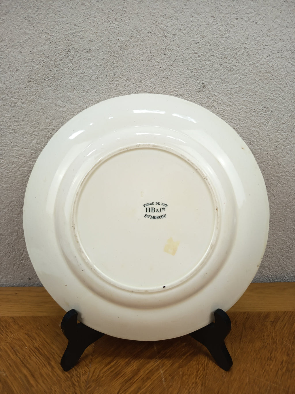 Plat terre de fer Moscou Choisy-le-Roy Boulenger 28 cm – Le Grenier du Renard