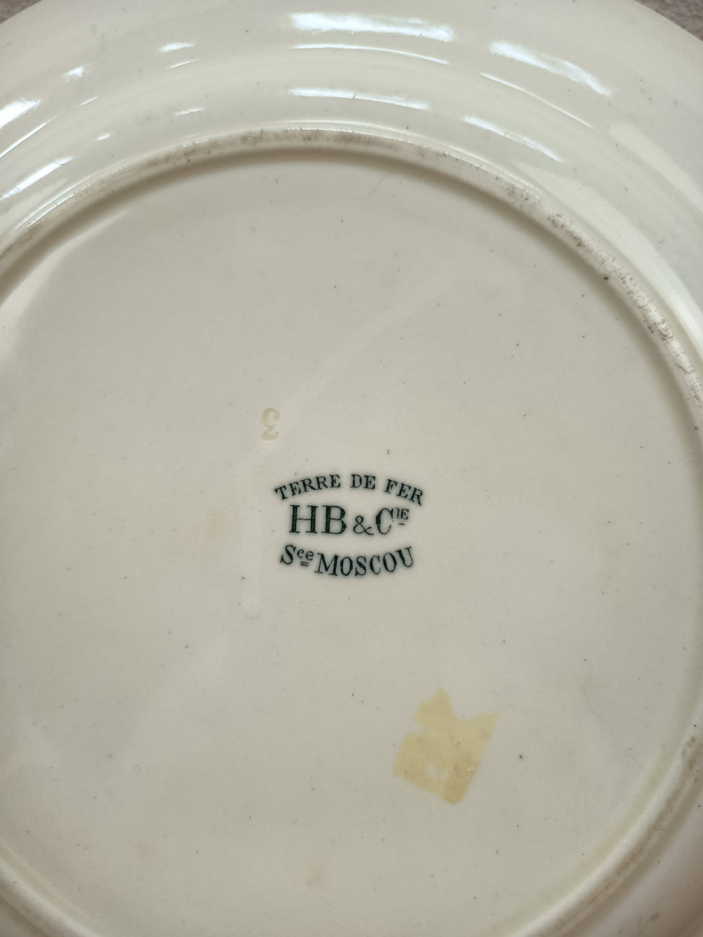 Plat terre de fer Moscou Choisy-le-Roy Boulenger 28 cm – Le Grenier du Renard