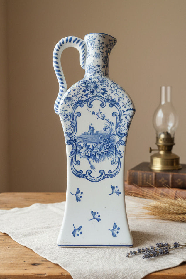 Verseuse ancienne Gien façon Delft