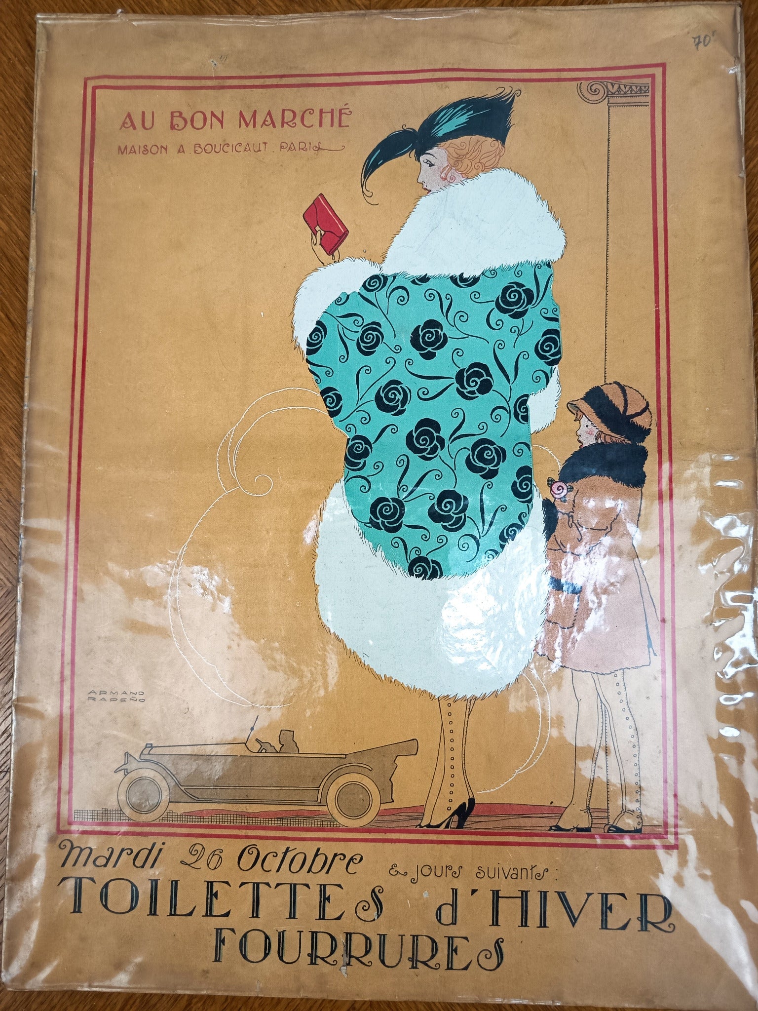 Catalogue Au Bon Marché – Maison Boucicaut – Toilettes d’hiver et fourrures – Paris – 1920