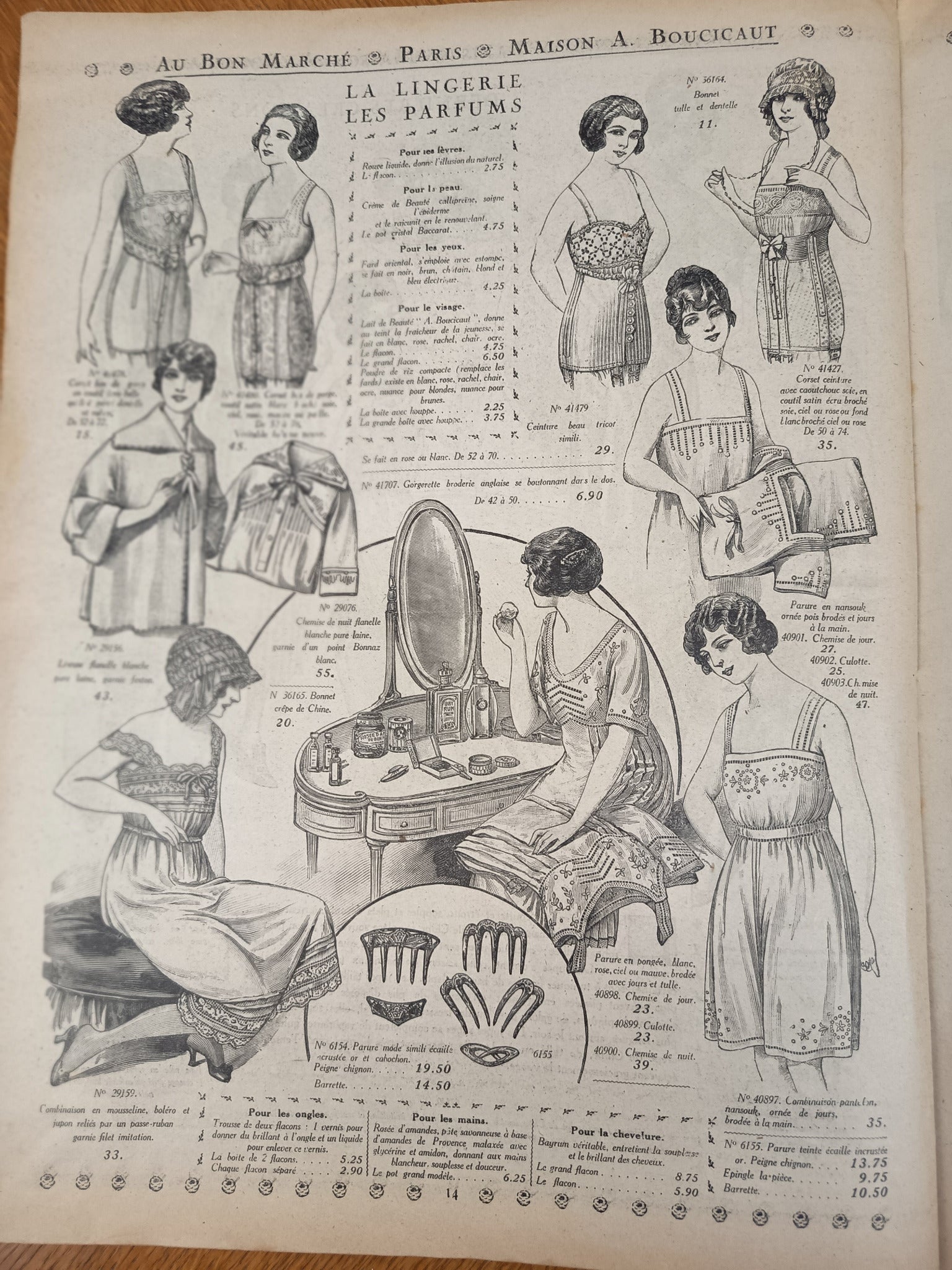 Catalogue Au Bon Marché – Maison Boucicaut – Toilettes d’hiver et fourrures – Paris – 1920
