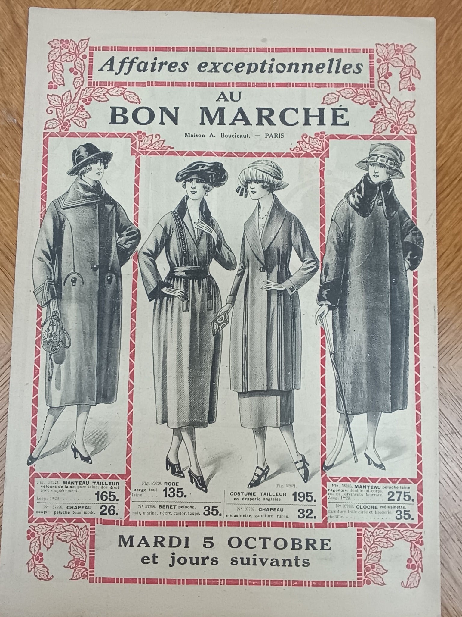 Catalogue Au Bon Marché – Maison A. Boucicaut Paris