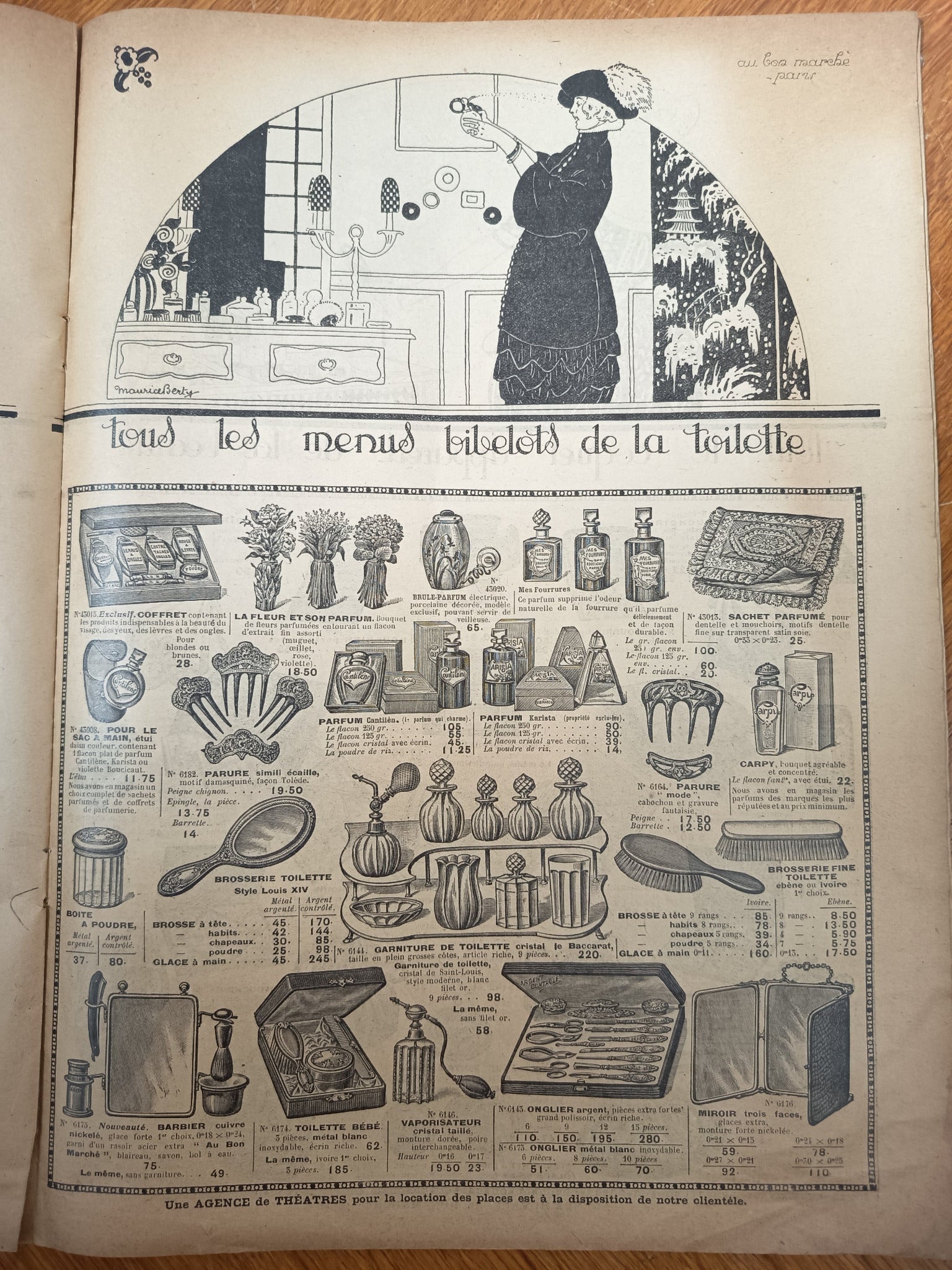 Catalogue ancien Au Bon Marché Paris Jouets et Étrennes 1921, document publicitaire illustré de 12 pages au format 37 x 27 cm.