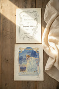Lot de deux programmes de théâtre anciens, Théâtre Sarah-Bernhardt 1907 et Théâtre de la Renaissance 1910, documents papier de collection
