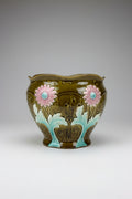 Cache-pot Fives-Lille De Bruyn en barbotine ancienne