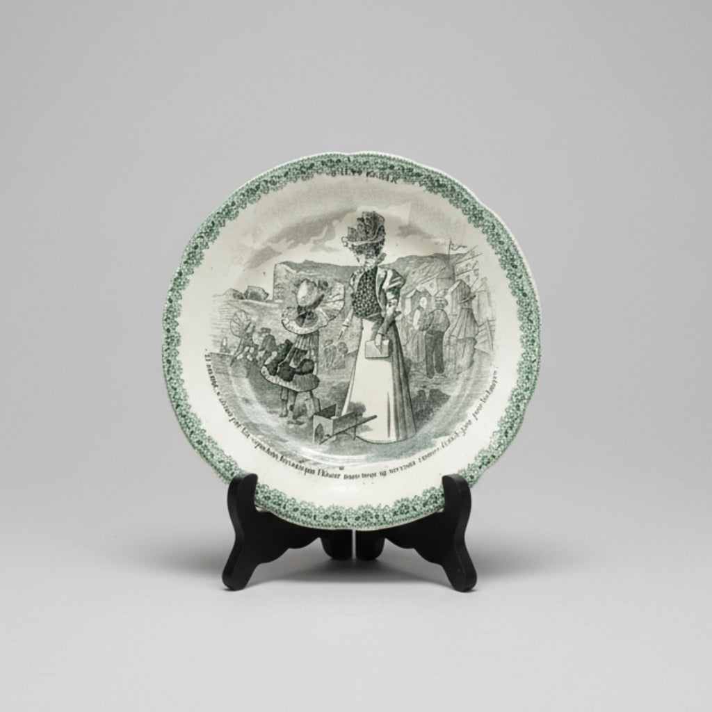 Assiette parlante HB & Cie Bains de mer – 19 cm