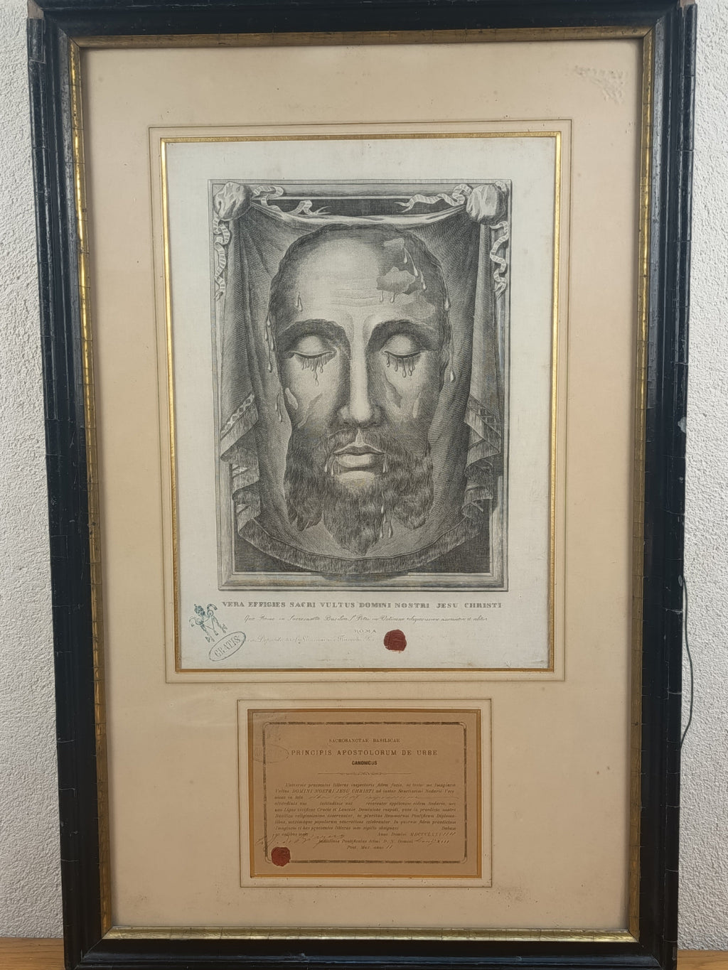 Reliquaire Saint Visage Vatican 1879