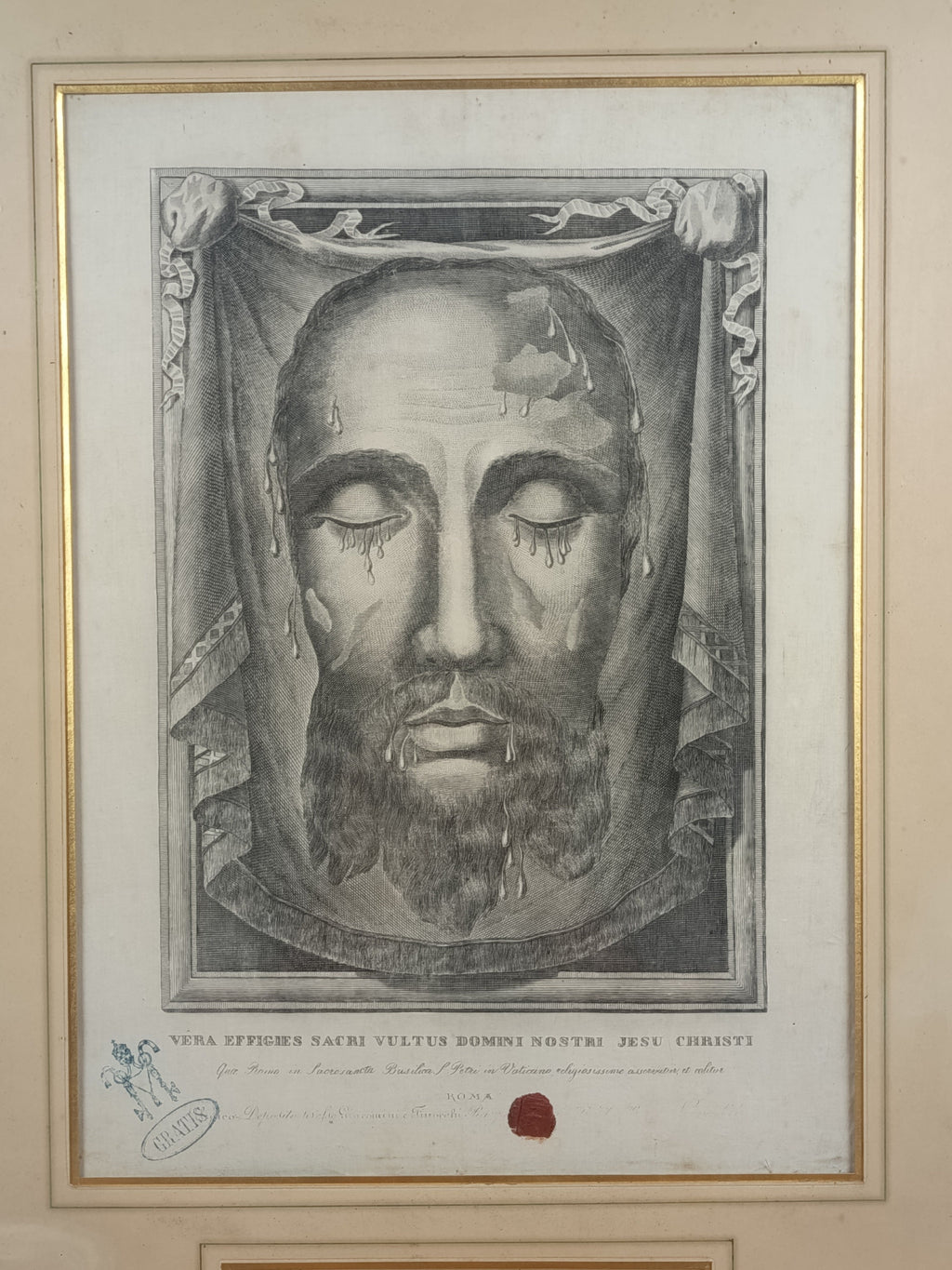 Reliquaire Saint Visage Vatican 1879