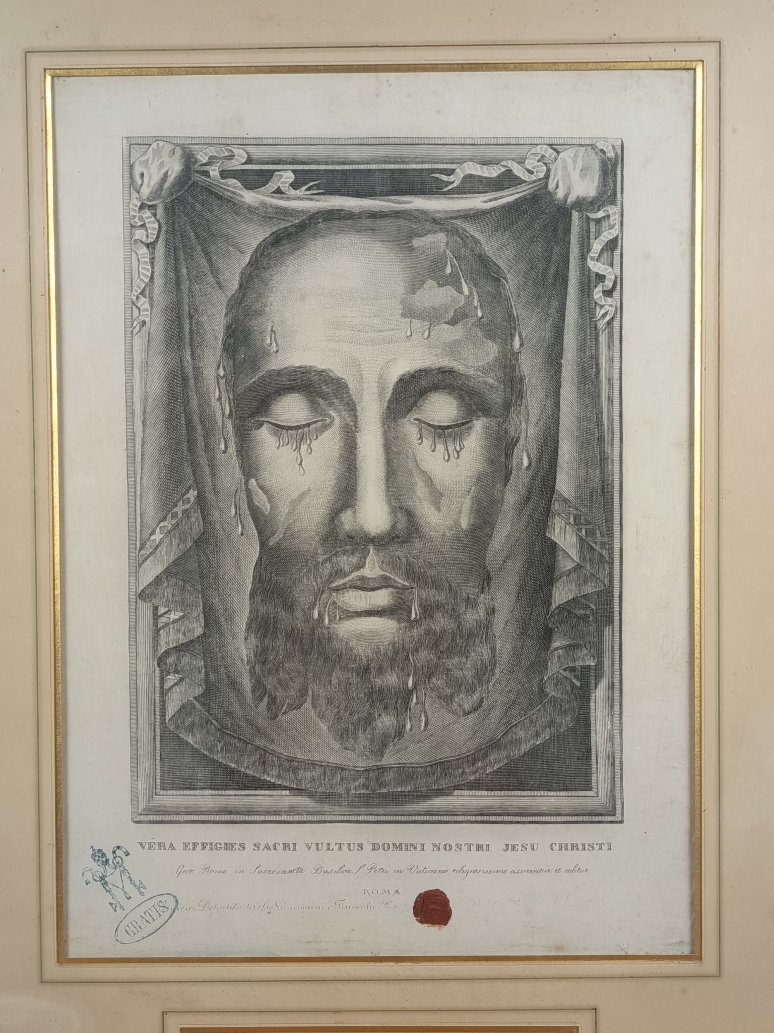 Reliquaire Saint Visage Vatican 1879