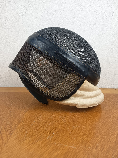 Masque d’escrime ancien vintage métal – Vers 1950
