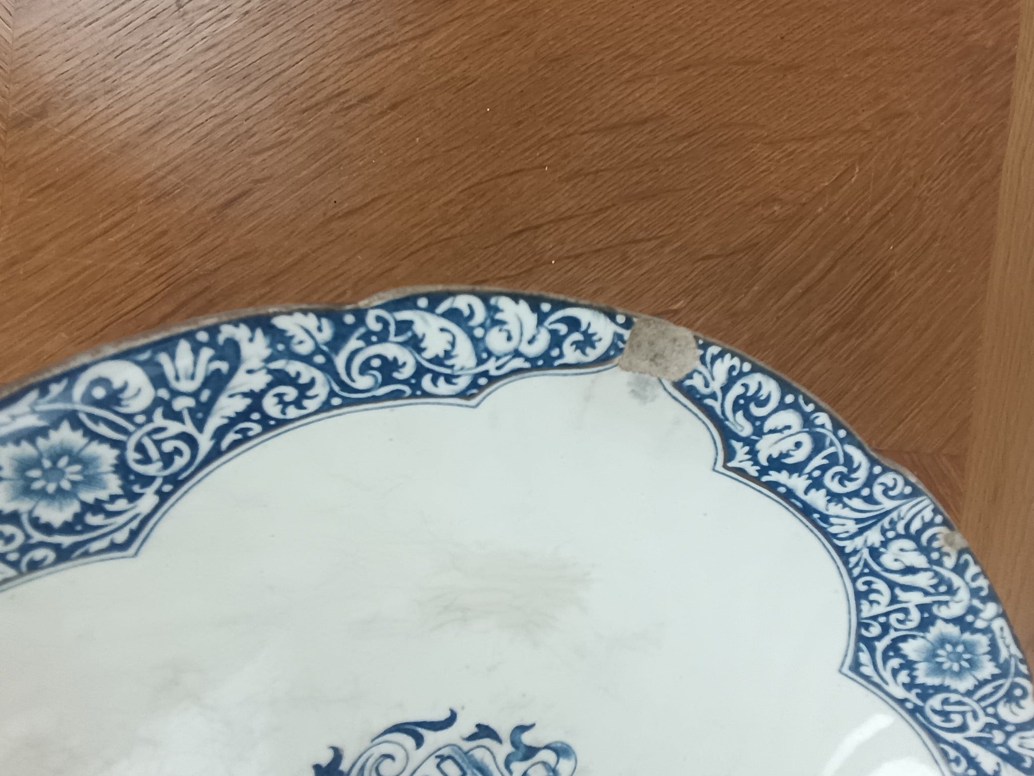 Compotier Gien Sarah Bernhardt « Quand Même » ancien