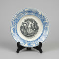 Assiette parlante Choisy-le-Roi Crakfort n°11 XIXe