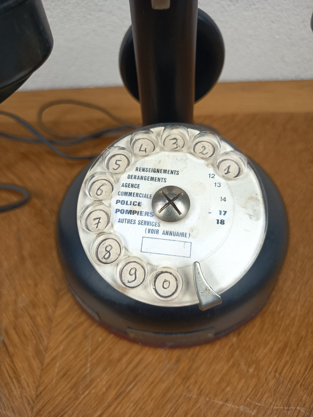 Téléphone Grammont PTT24 BCI modèle 1924 – 1929