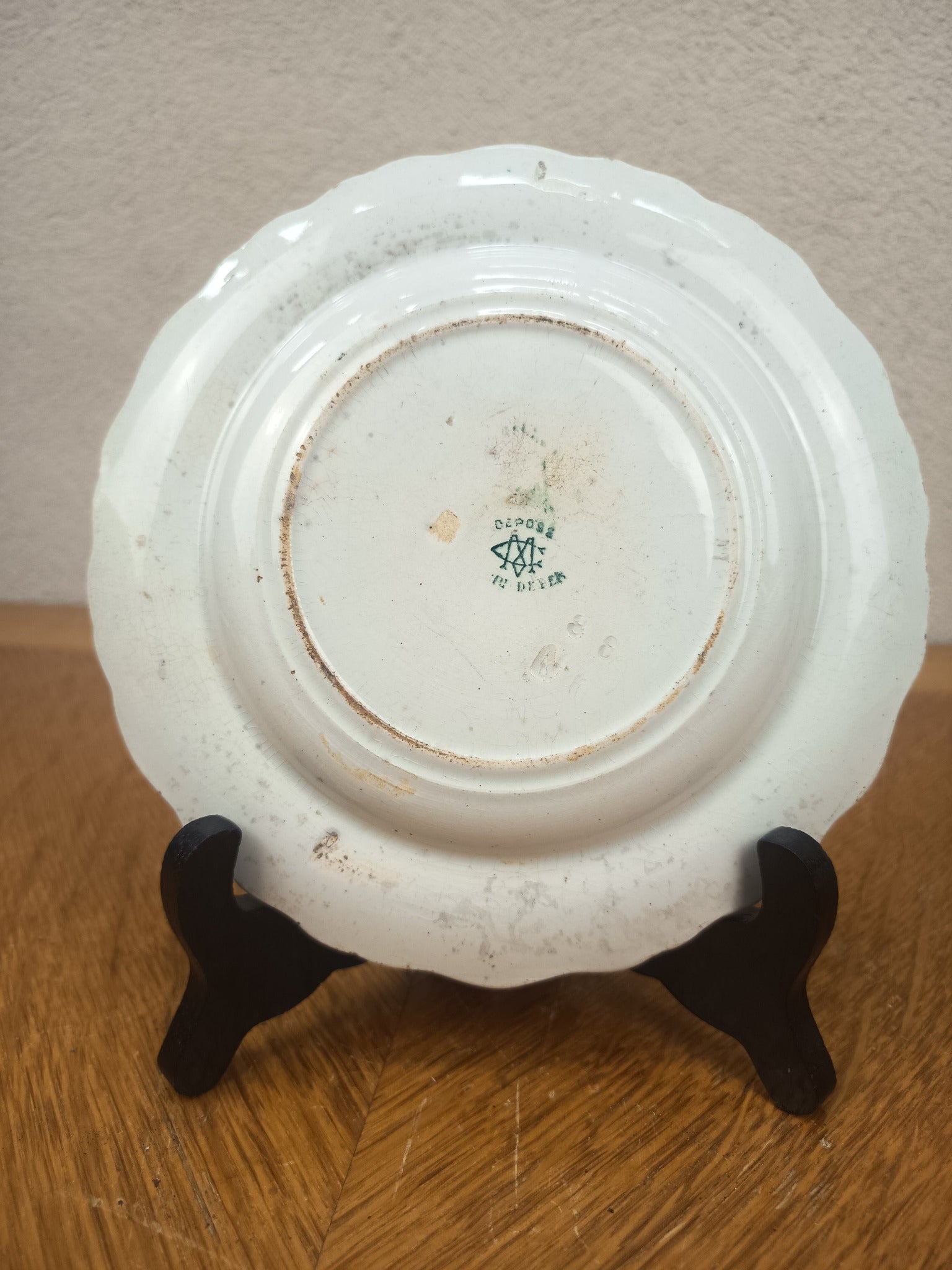 Assiette Creil Montereau Vélocipédomanie n°3 – 1876