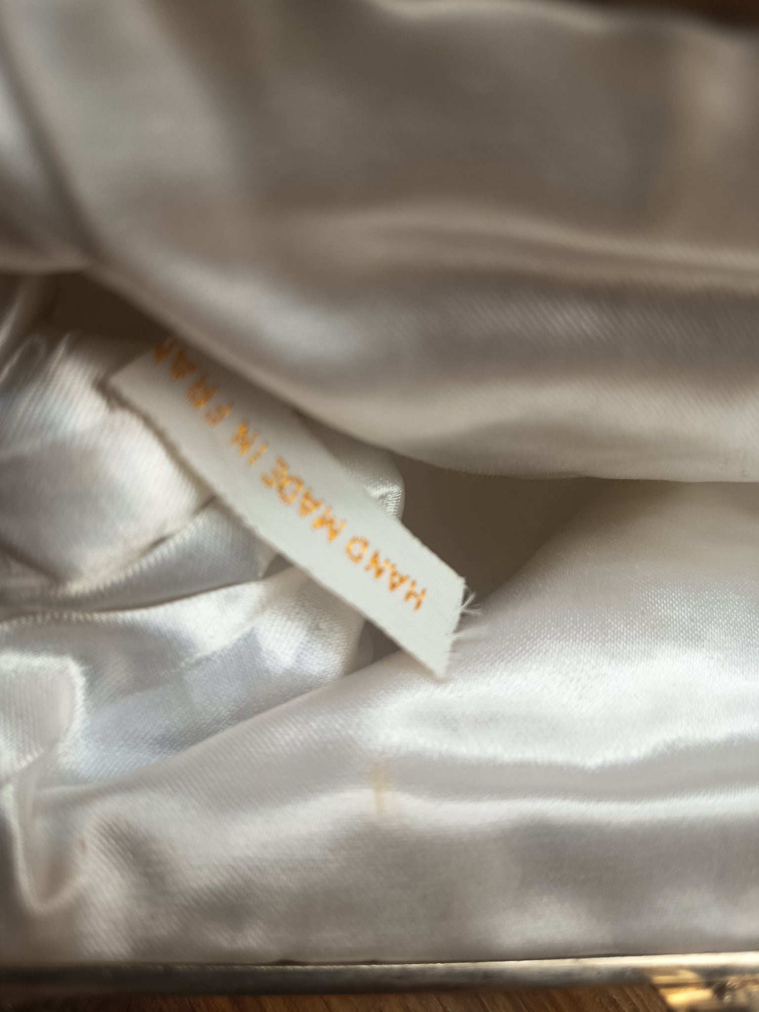 Sac perlé et gants blancs vintage – Années 1950