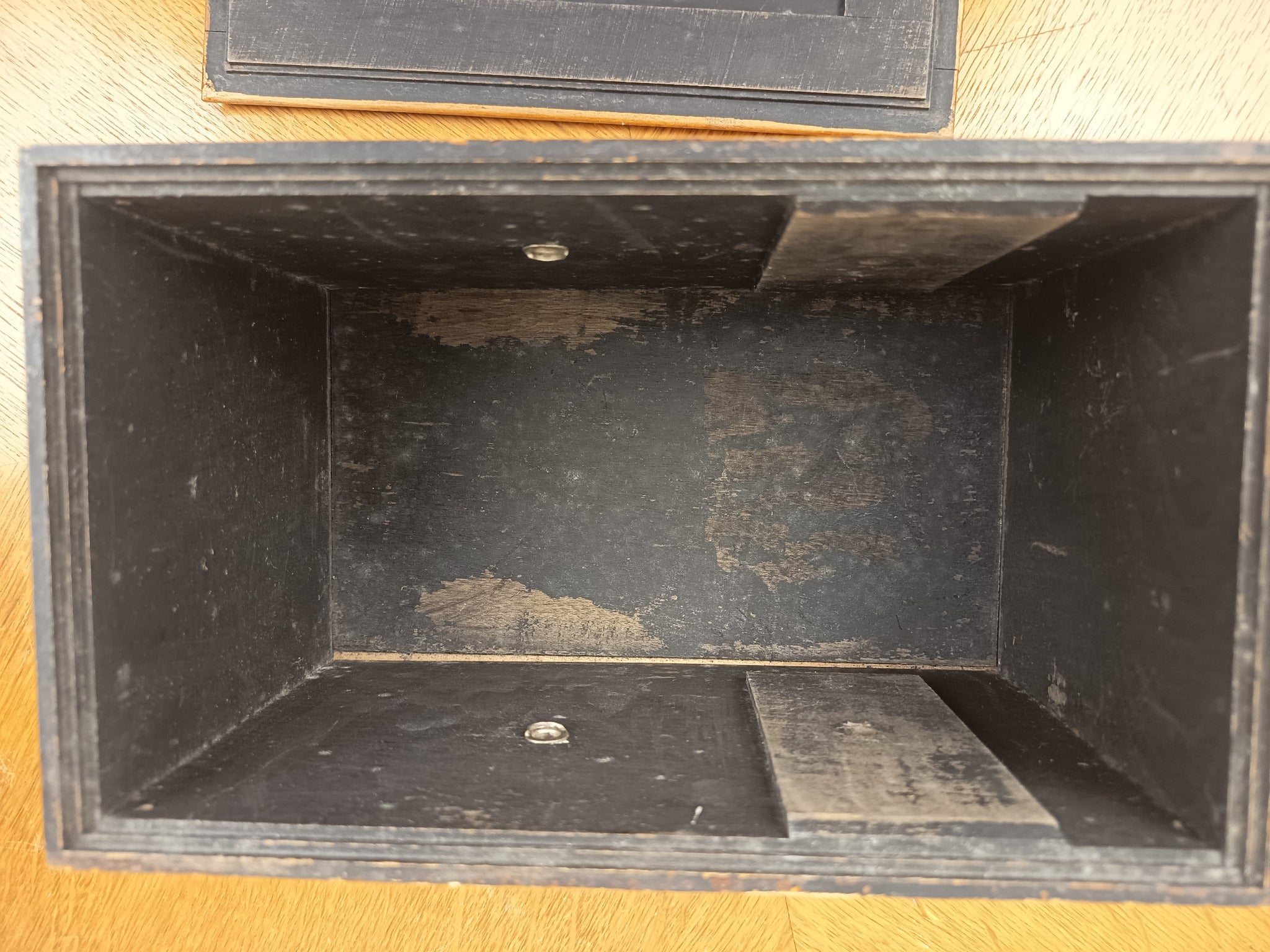 Ancienne boîte Kodak Film Tank Model B-2 3½ pouces en bois