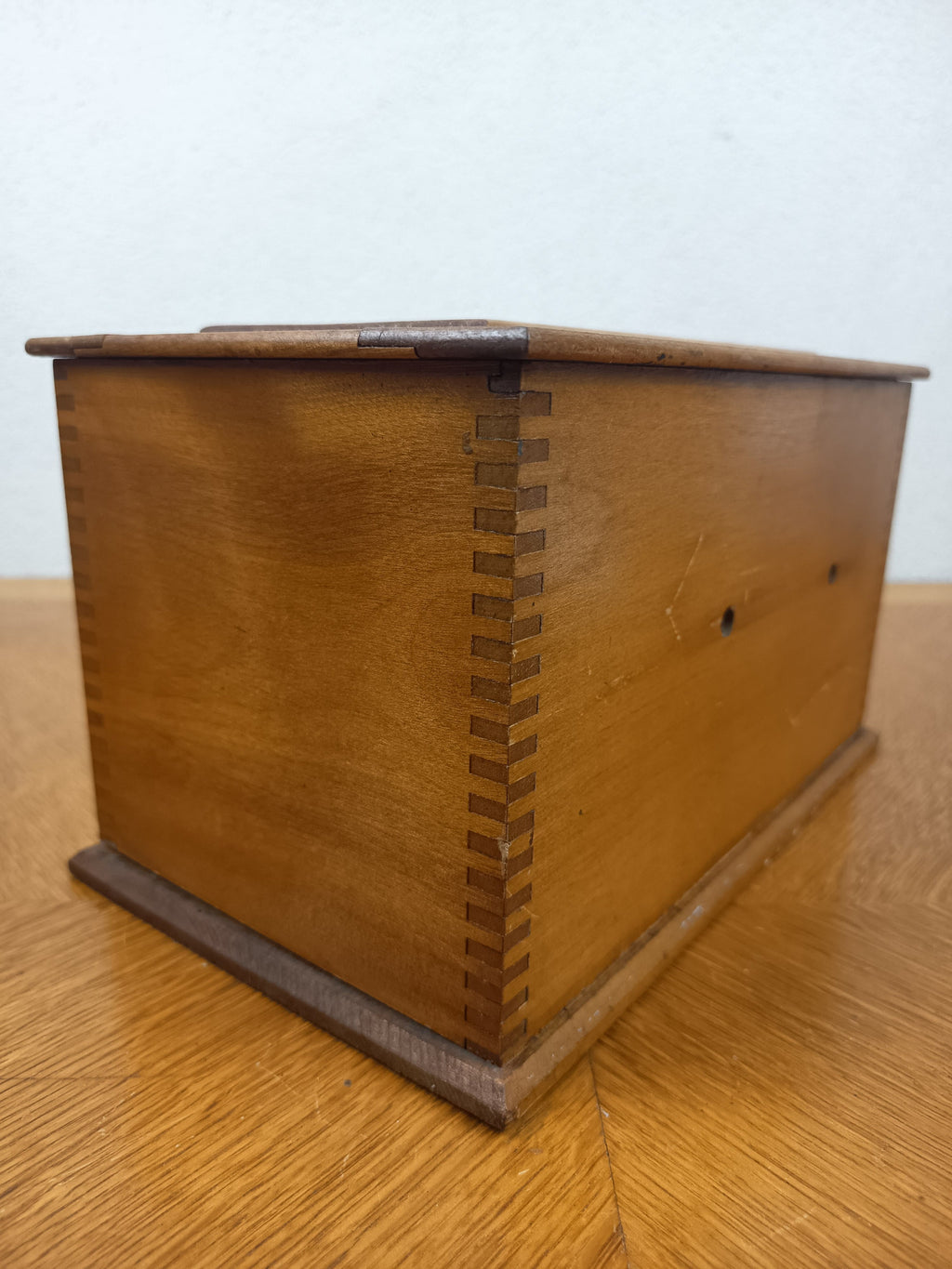 Ancienne boîte Kodak Film Tank Model B-2 3½ pouces en bois