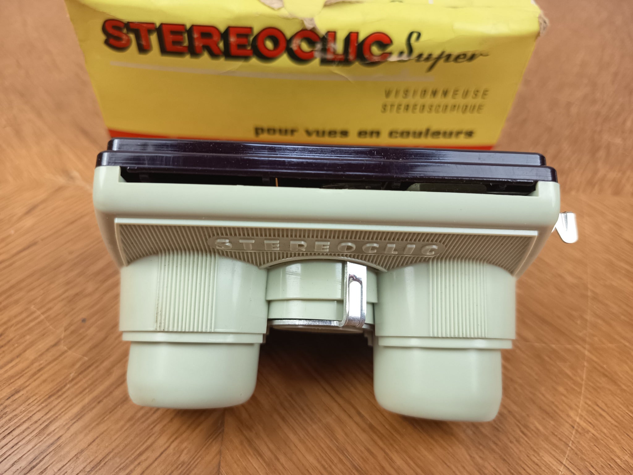 Stéréoclic Super Bruguière vintage des années 60 en boîte d'origine