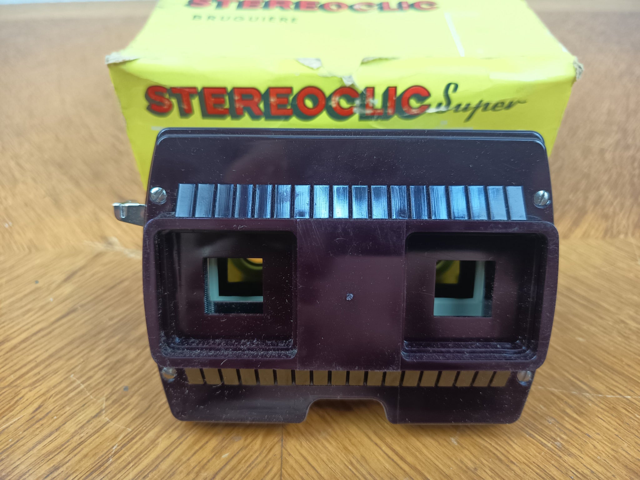 Stéréoclic Super Bruguière vintage des années 60 en boîte d'origine