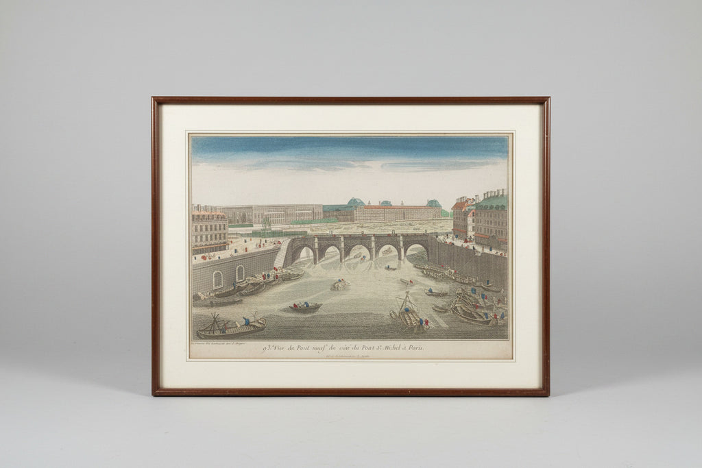 Vue d’optique Pont-Neuf Paris XVIIIe – Daumont Lachaussée – vers 1777