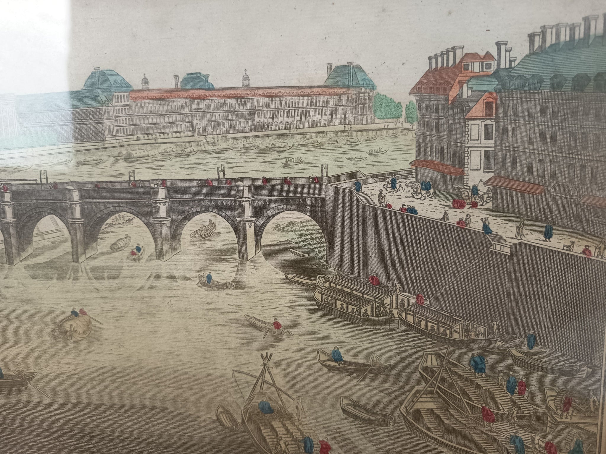 Vue d’optique Pont-Neuf Paris XVIIIe – Daumont Lachaussée – vers 1777