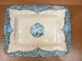 Plat ancien Gien pour Sarah Bernhardt – Monogramme SB et devise « Quand Même »