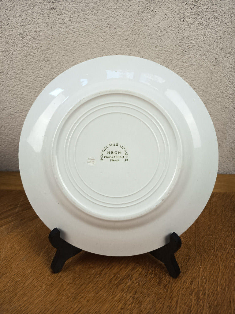 Assiette ENM EDF Gurcy-le-Châtel – HBCM Montereau 24 cm