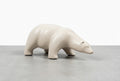 Ours polaire signé Verdier – Sculpture animalière 25 cm