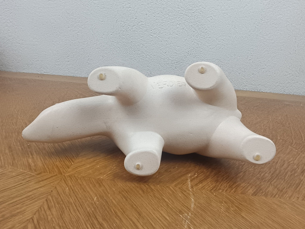 Ours polaire signé Verdier – Sculpture animalière 25 cm