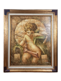 Tableau Ange Chérubin - R. Kingman | Peinture sur Toile